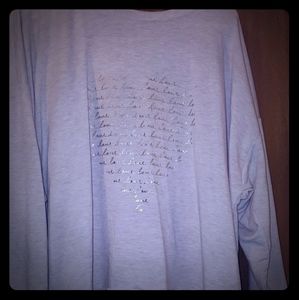 Lightweight pink sweatshirt - like new